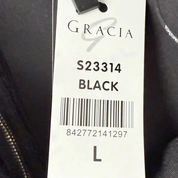 Gracia Black Lace Pencil Midi Skirt NWT - Picture 9 of 9